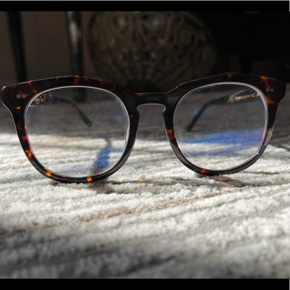 Diff Blue Light Blocking Glasses W/ Case - image 3